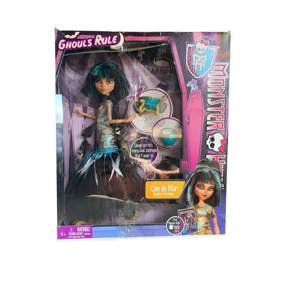 Monster High‎ Cleo De Nile Ghouls Rule Doll 2012 Mattel New